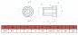 Preview: Zahnstange, CA123001V60, 12X30X1005, Zahnstange aus verzinktem Stahl