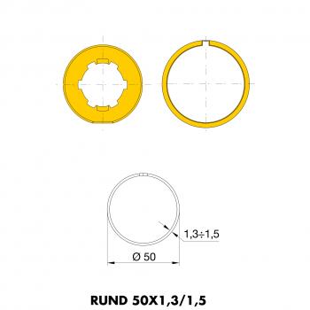 RUND 50X1,3/1,5