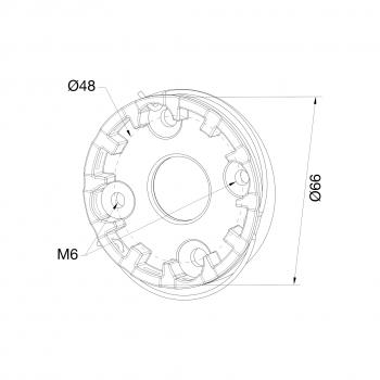Kompakthalterung aus Aluminium