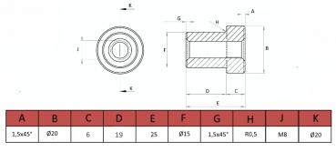 Zahnstange, CA123001V60, 12X30X1005, Zahnstange aus verzinktem Stahl
