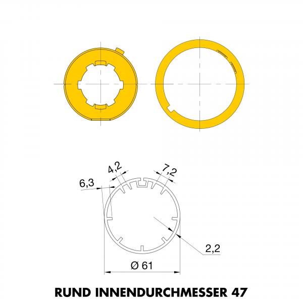 RUND INNENDURCHMESSER 47