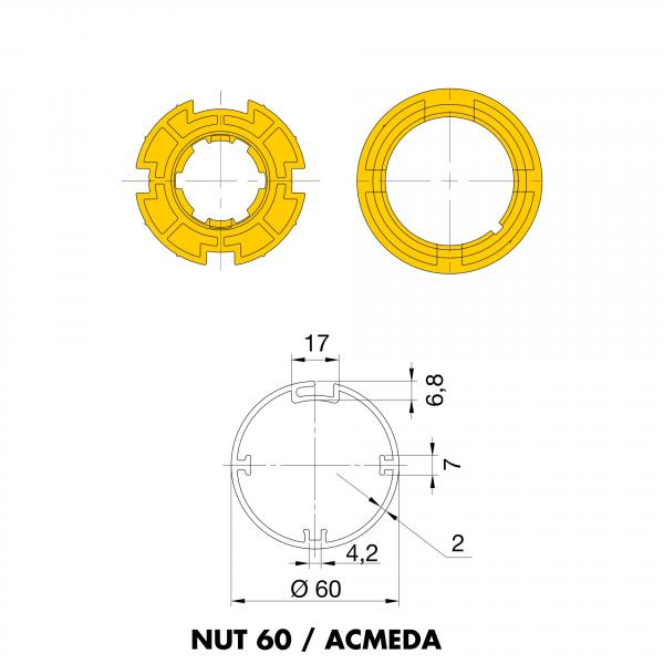 NUT 60 / ACMEDA