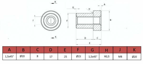 Zahnstange aus verzinktem Stahl