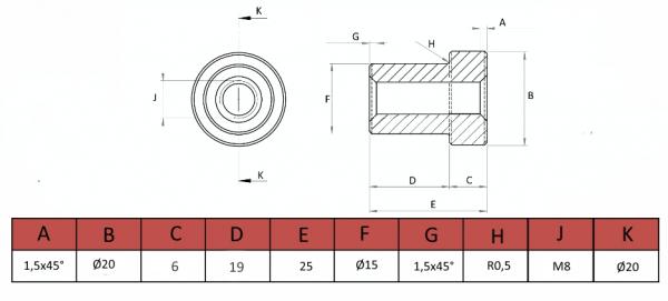 Zahnstange, CA123001V60, 12X30X1005, Zahnstange aus verzinktem Stahl
