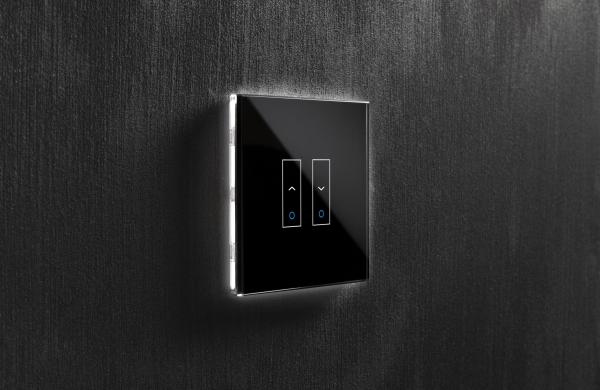 iotty Wi-Fi Smart Shades Switch Model E, 1 Taster, Smarter Rollladenschalter (LSWE2SW, LSWE2SB)