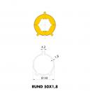 Adapter Rund 50x2 (RUND 50X1,8)